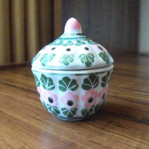 Porcelain trinket box (#EV402)